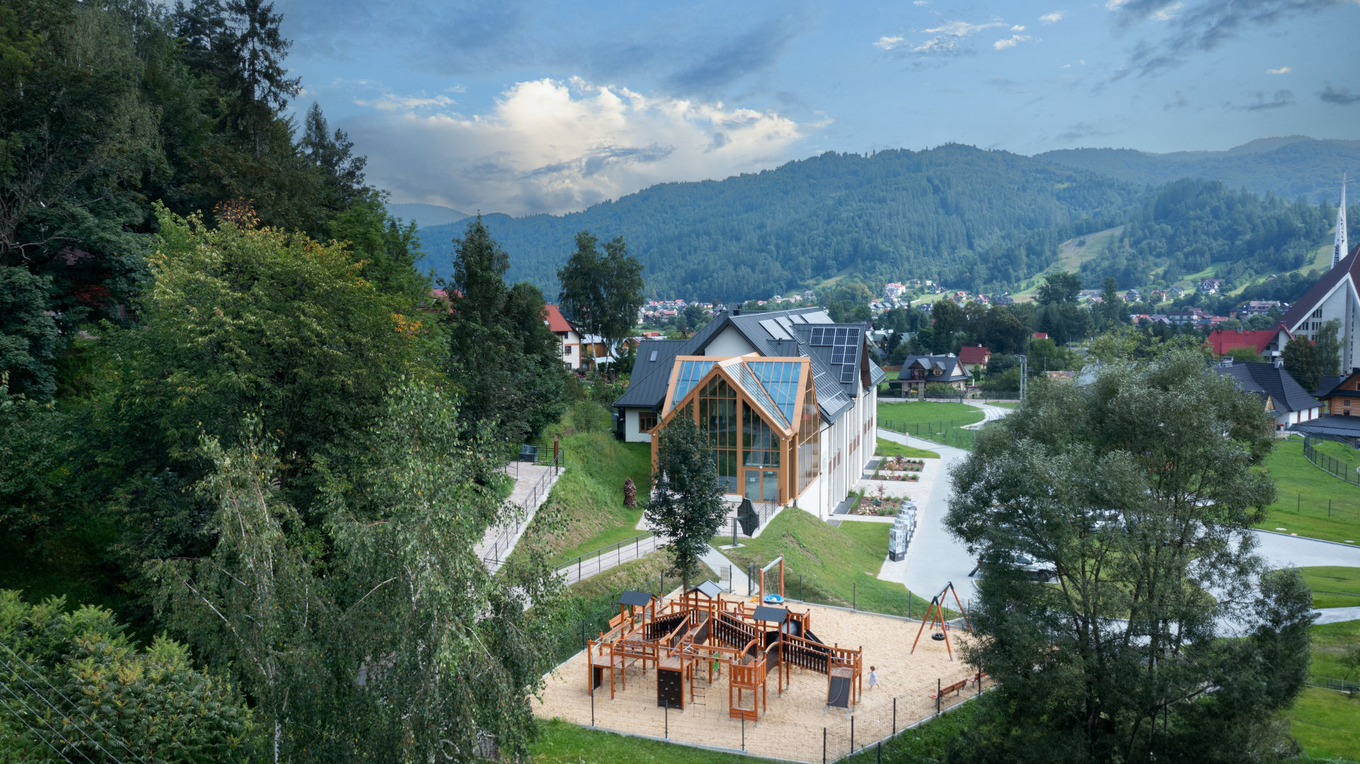 Mountain retreat playground