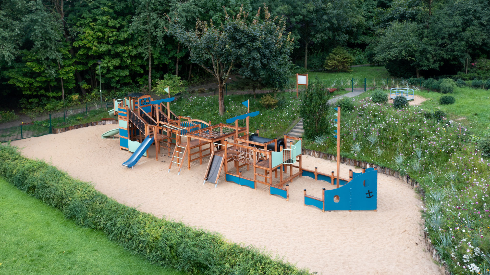 Ship-themed playground